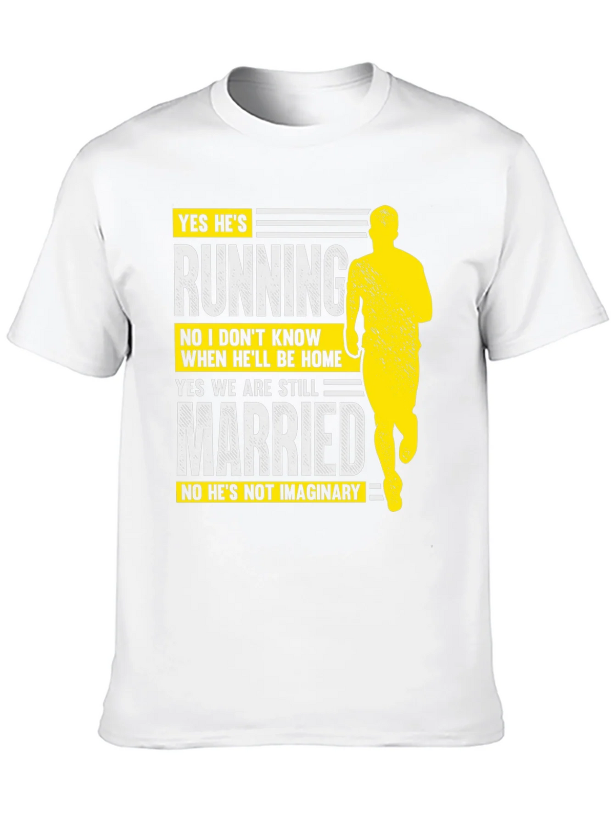 Funny Running Husband Graphic T-Shirt product image 12