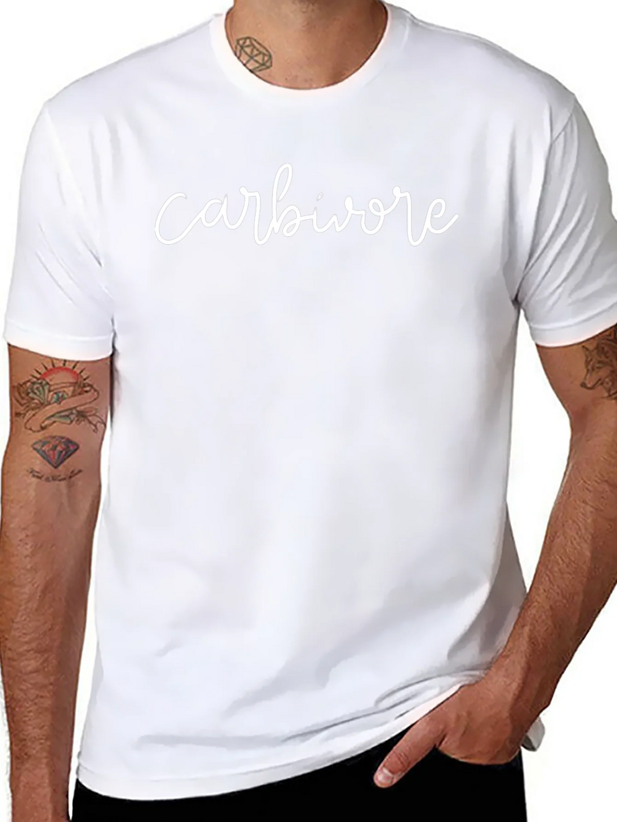 Carbivore Graphic Tee - Black Cotton T-Shirt product image 10