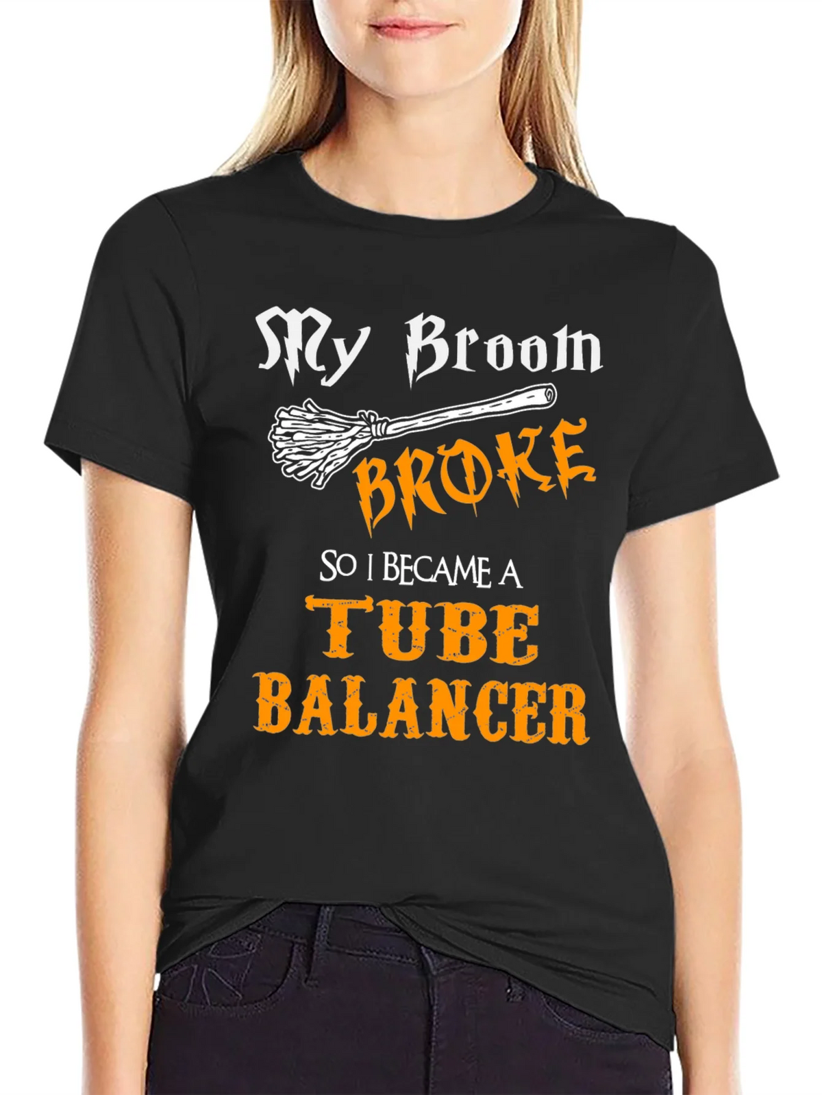 My Broom Broke Tube Balancer T-Shirt product image 5