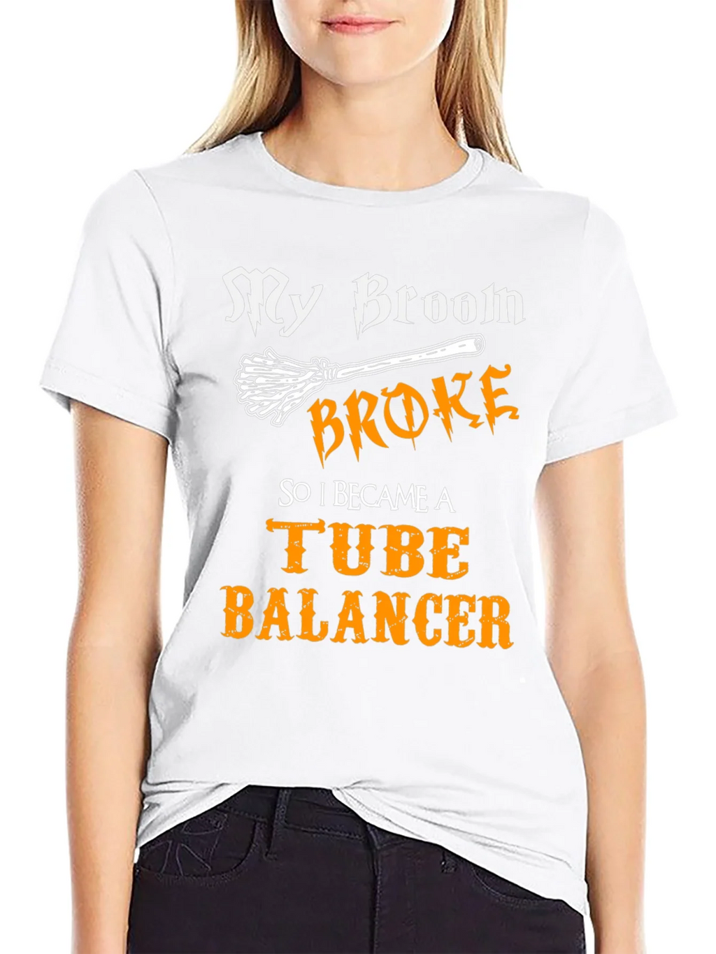 My Broom Broke Tube Balancer T-Shirt product image 11