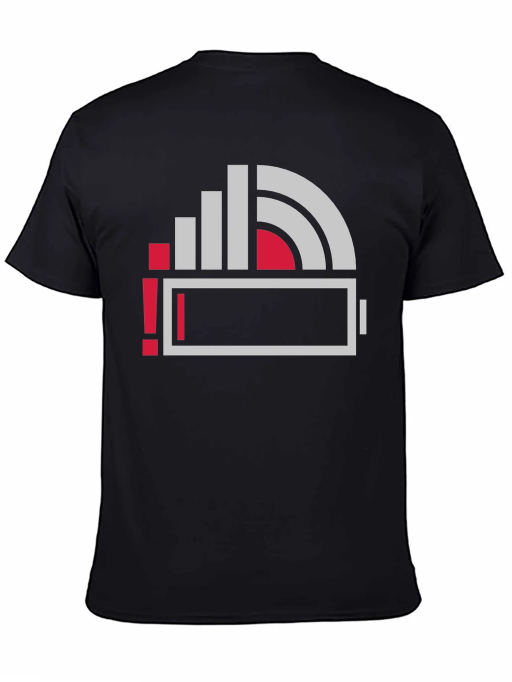 Low Battery Icon Graphic Print T-Shirt product image 7