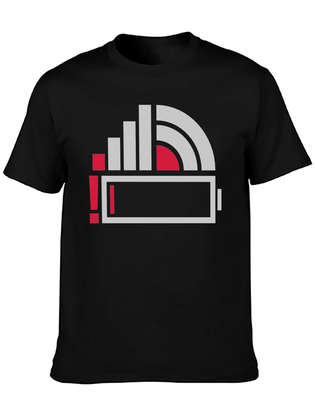 Low Battery Icon Graphic Print T-Shirt product image 6