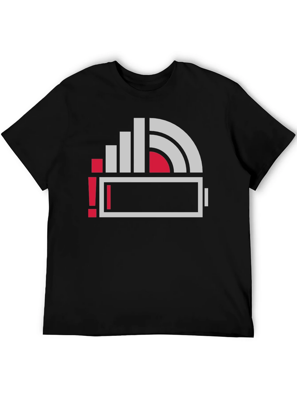 Low Battery Icon Graphic Print T-Shirt product image 8