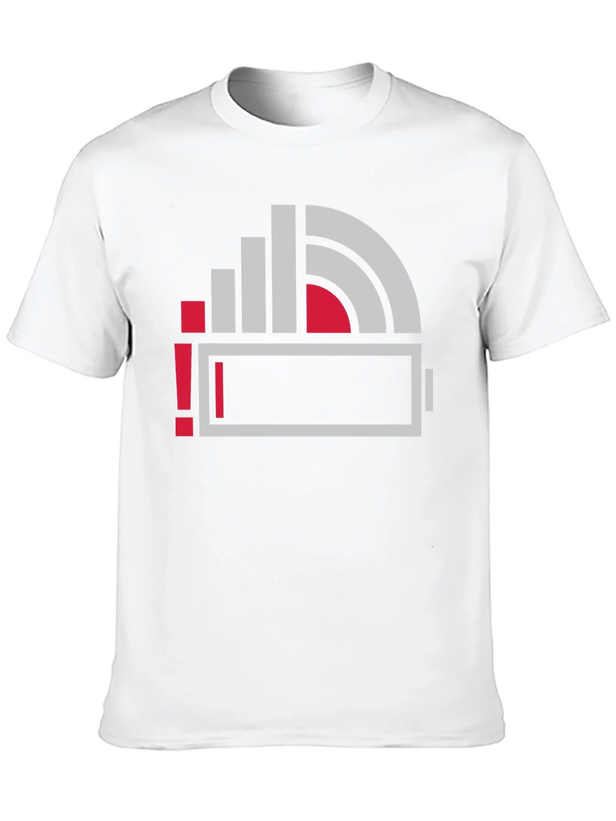 Low Battery Icon Graphic Print T-Shirt product image 12