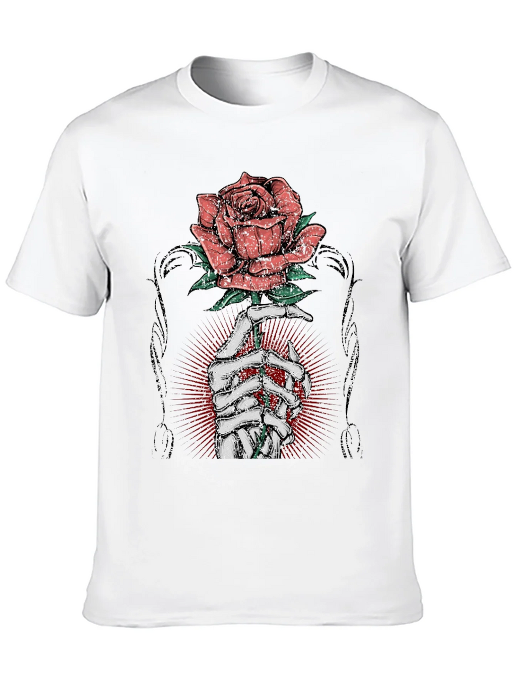 Rose & Bones Graphic Tee - Mens Black T-Shirt product image 12