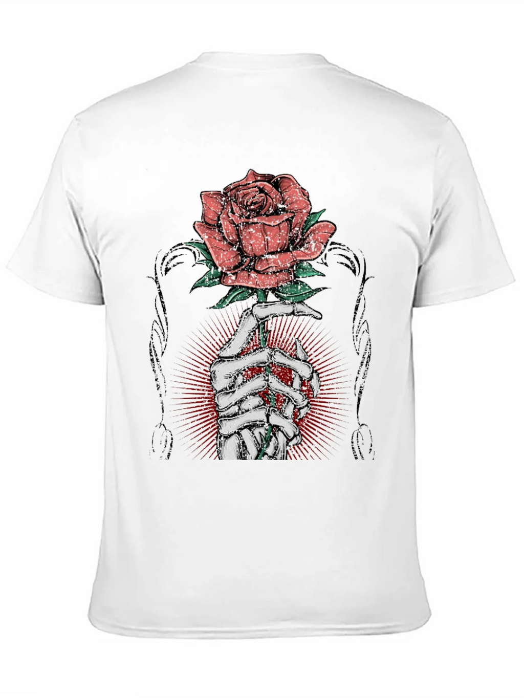 Rose & Bones Graphic Tee - Mens Black T-Shirt product image 2