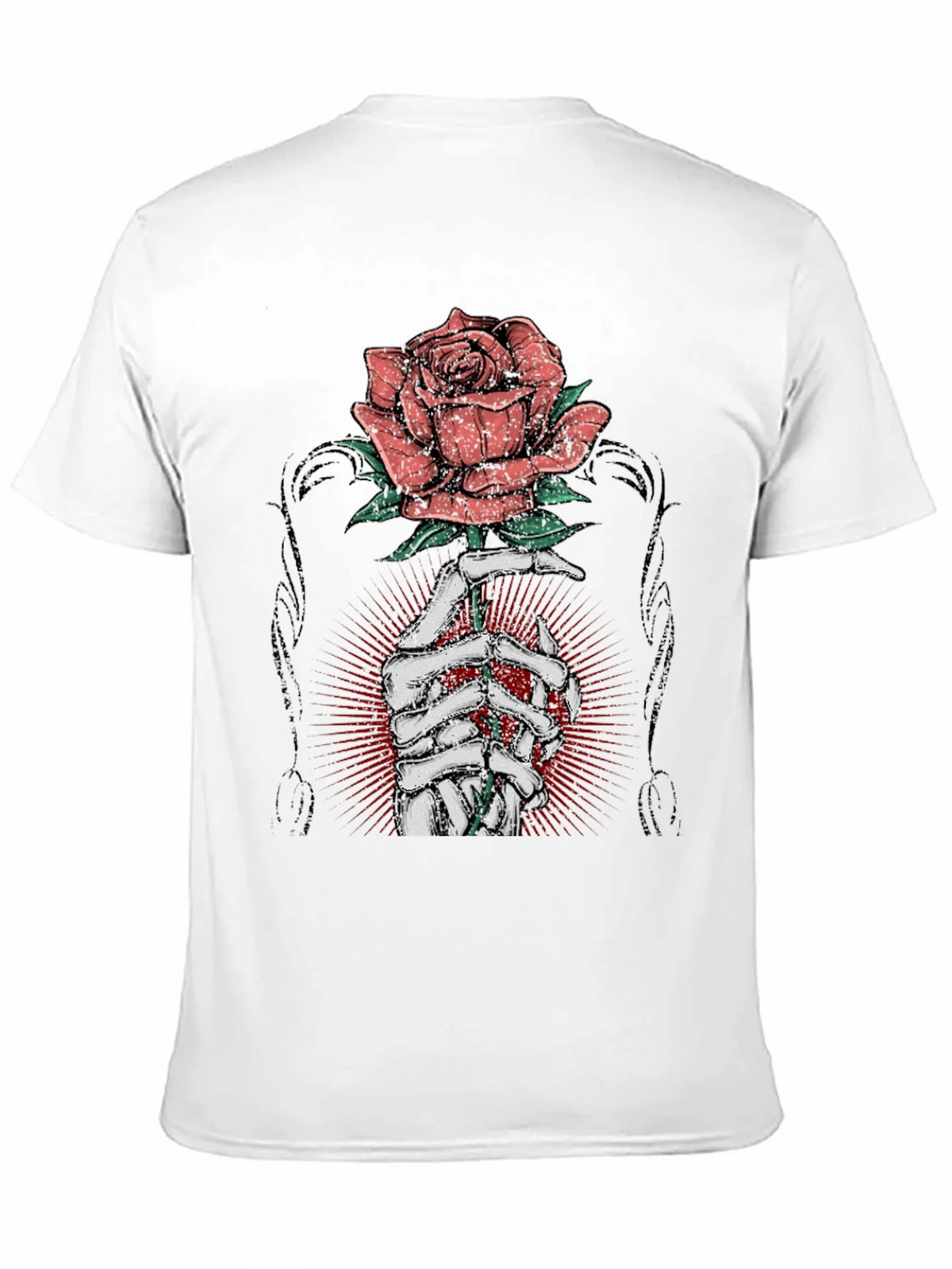 Rose & Bones Graphic Tee - Mens Black T-Shirt product image 2