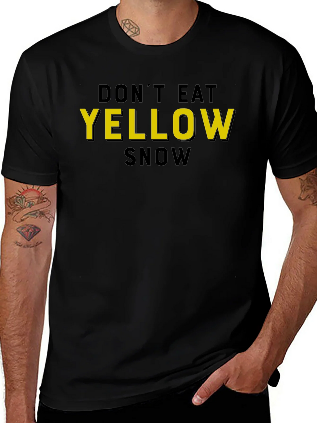Dont Eat Yellow Snow Graphic T-Shirt product image 1