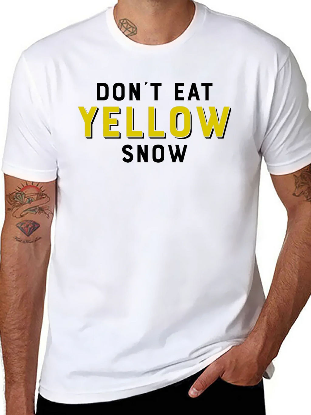 Dont Eat Yellow Snow Graphic T-Shirt product image 10