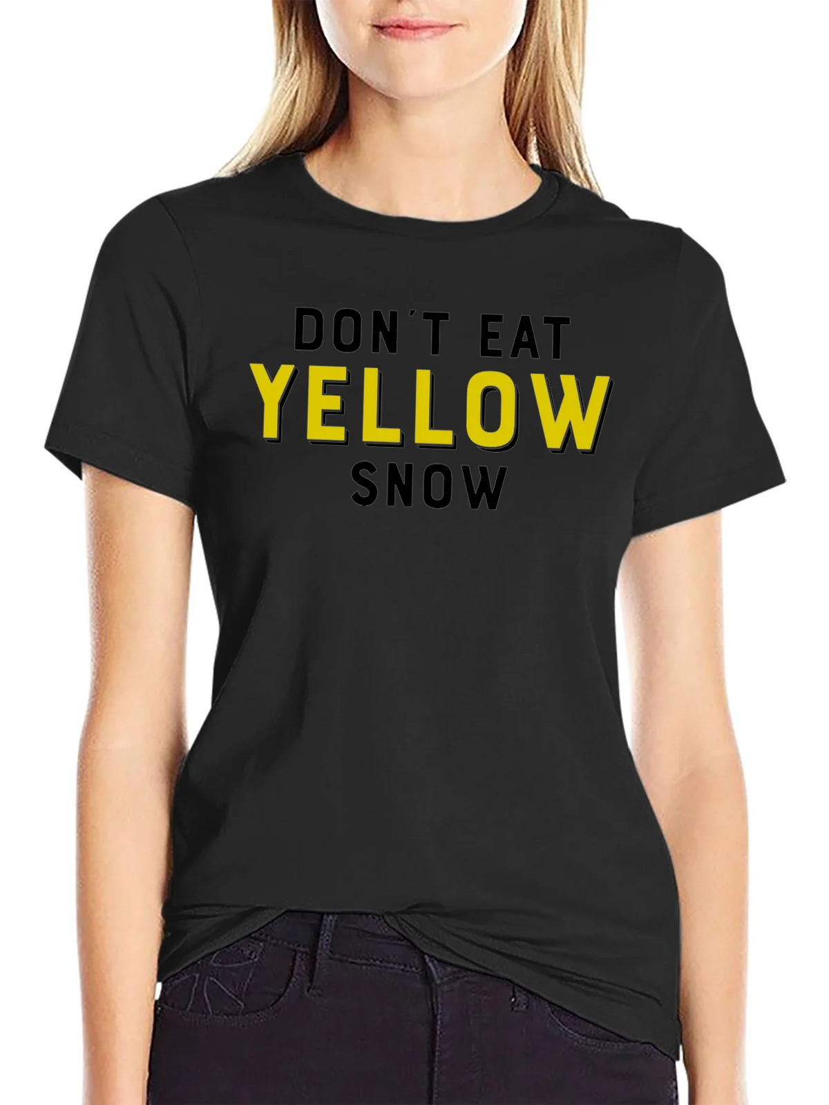Dont Eat Yellow Snow Graphic T-Shirt product image 5