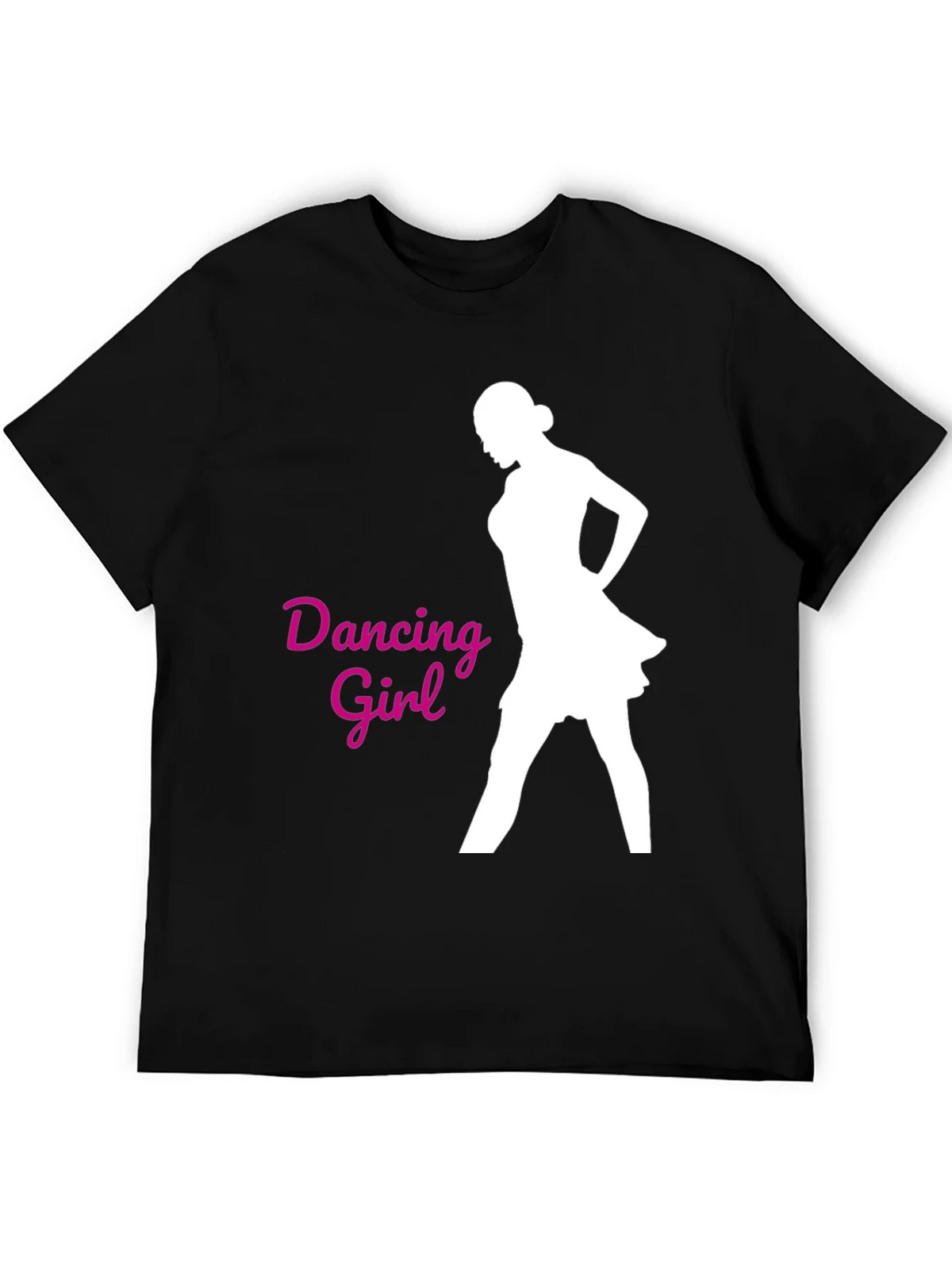 Dancing Girl Graphic Tee - Black product image 8