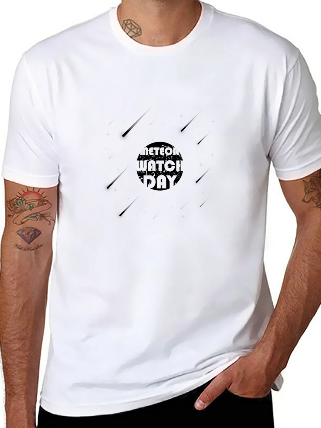 Meteor Watch Day Black Graphic Tee product image 10
