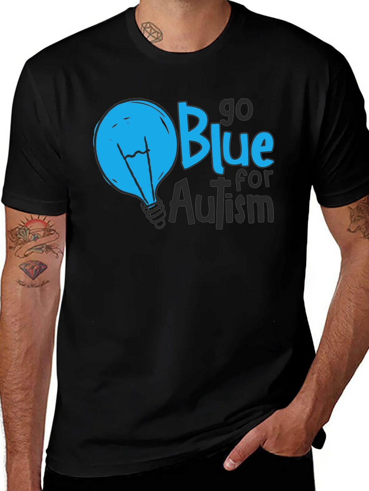 Go Blue for Autism Awareness T-Shirt product image 1