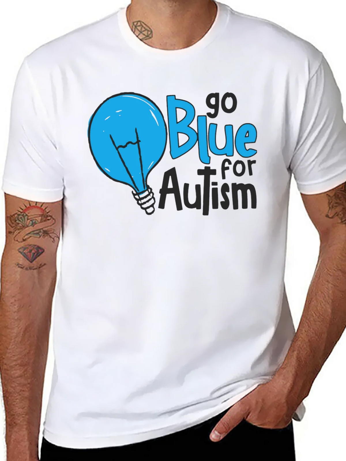 Go Blue for Autism Awareness T-Shirt product image 10