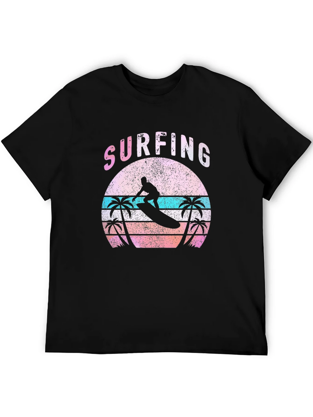 Vintage Surfing T-Shirt - Retro Sunset Palm Tree Design product image 8