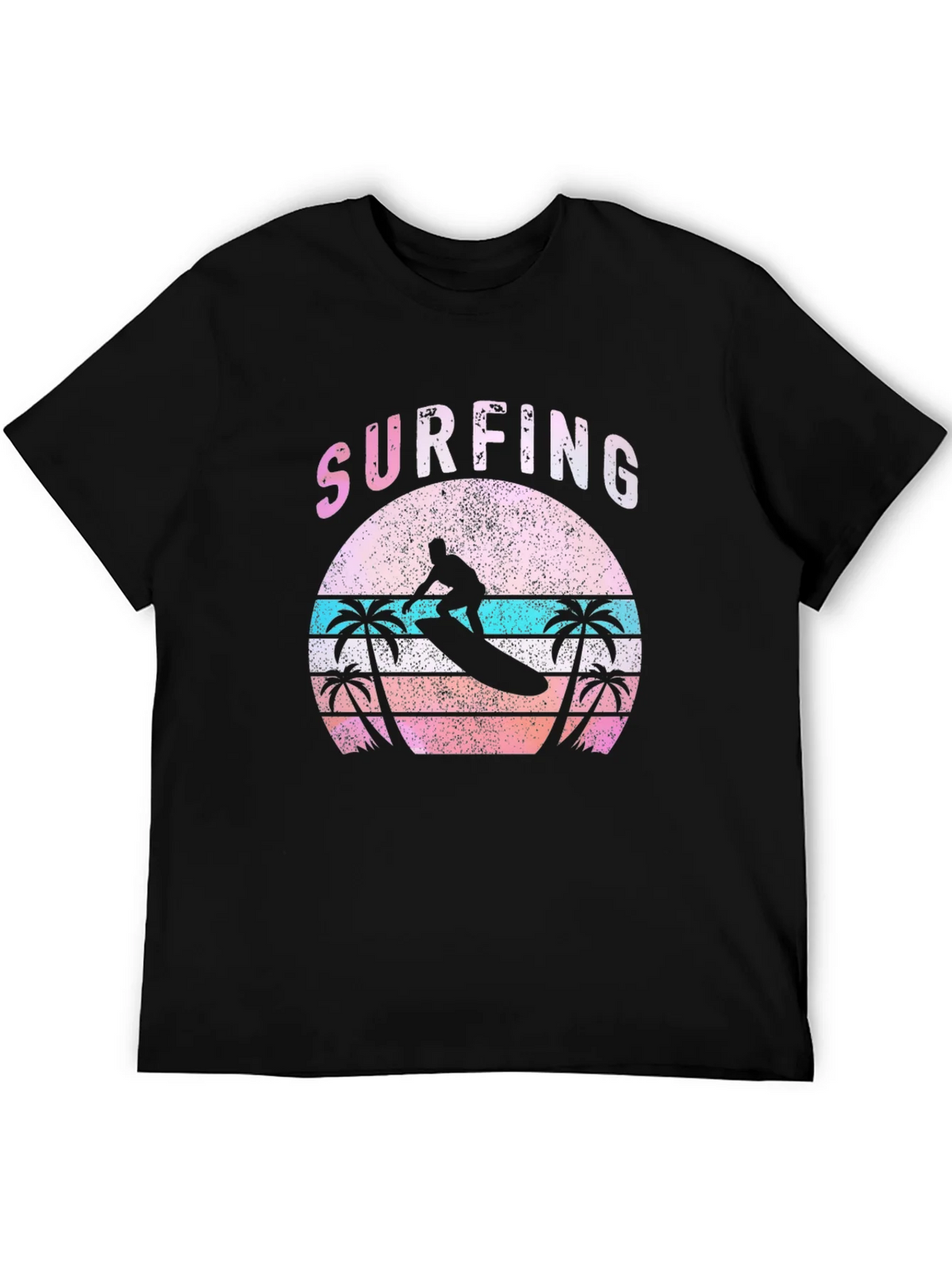 Vintage Surfing T-Shirt - Retro Sunset Palm Tree Design product image 8