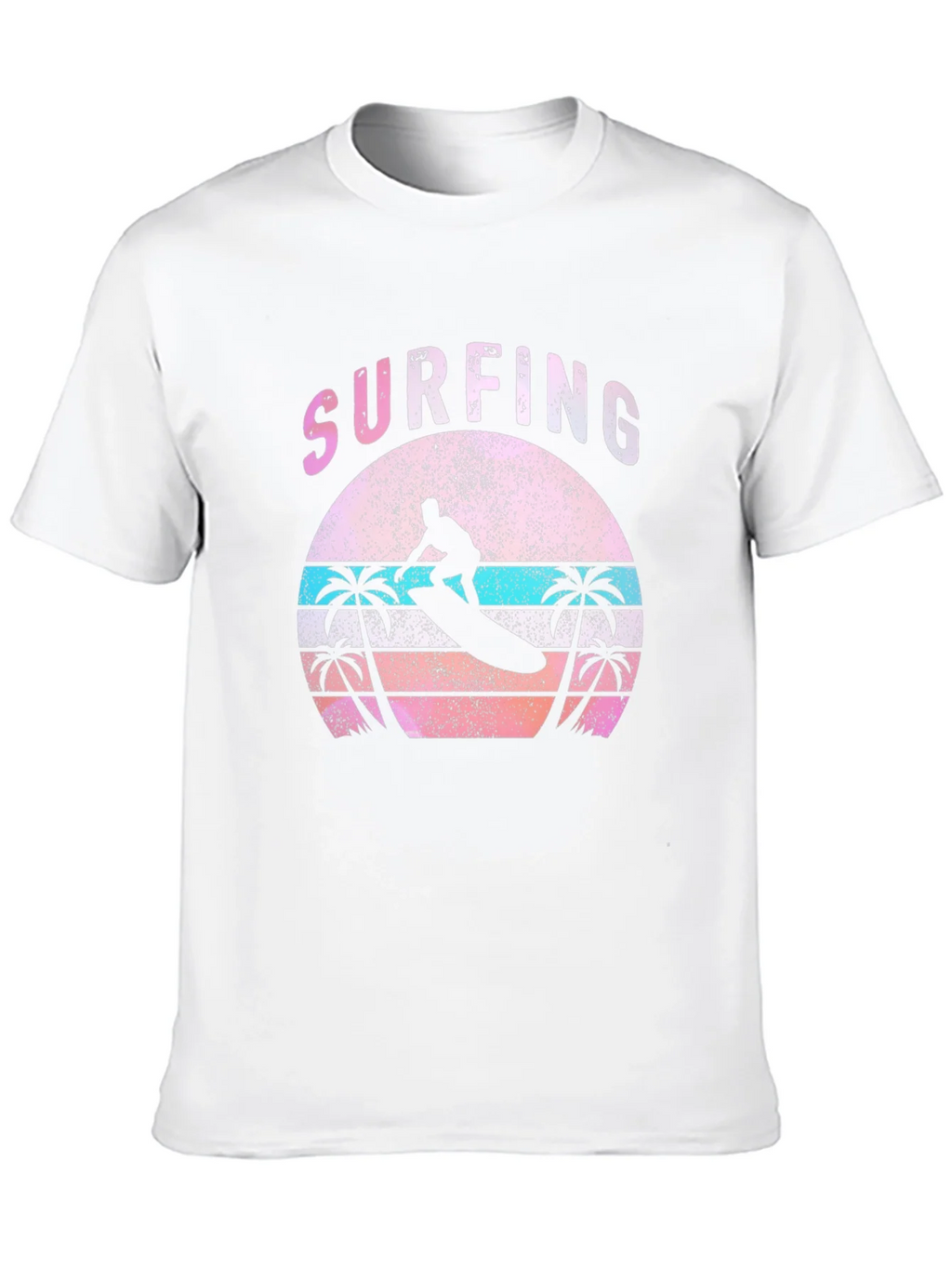 Vintage Surfing T-Shirt - Retro Sunset Palm Tree Design product image 12