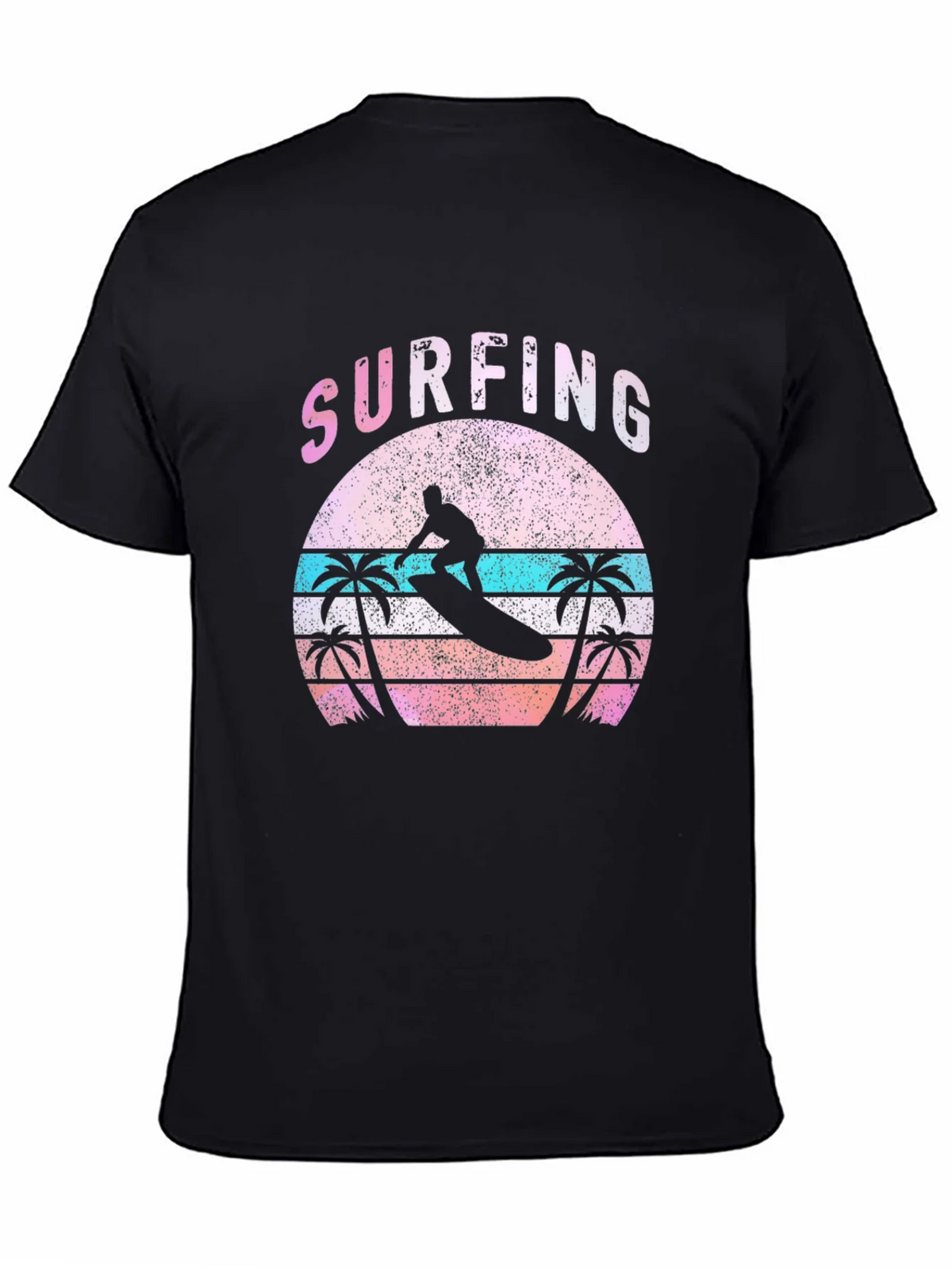 Vintage Surfing T-Shirt - Retro Sunset Palm Tree Design product image 7