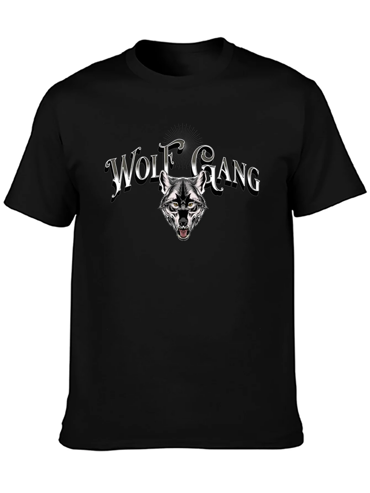 Wolf Gang Graphic Print T-Shirt - Black product image 6