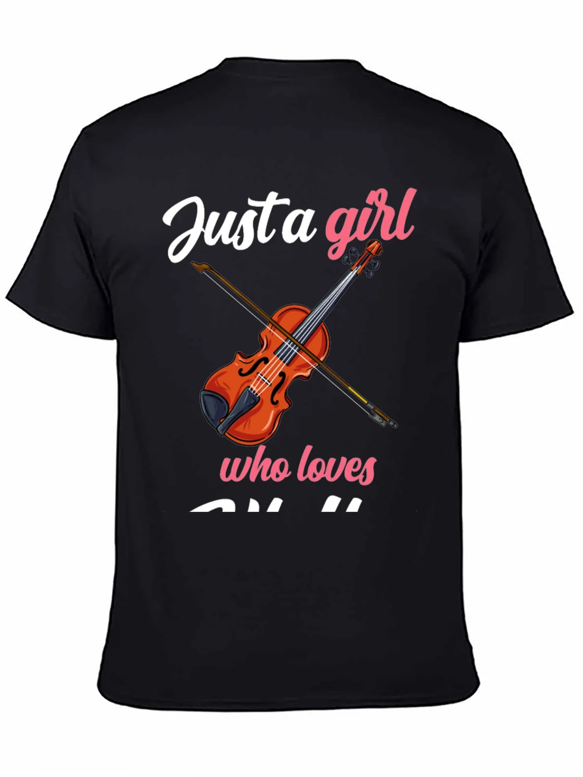 Just a Girl Who Loves Violin T-Shirt product image 7