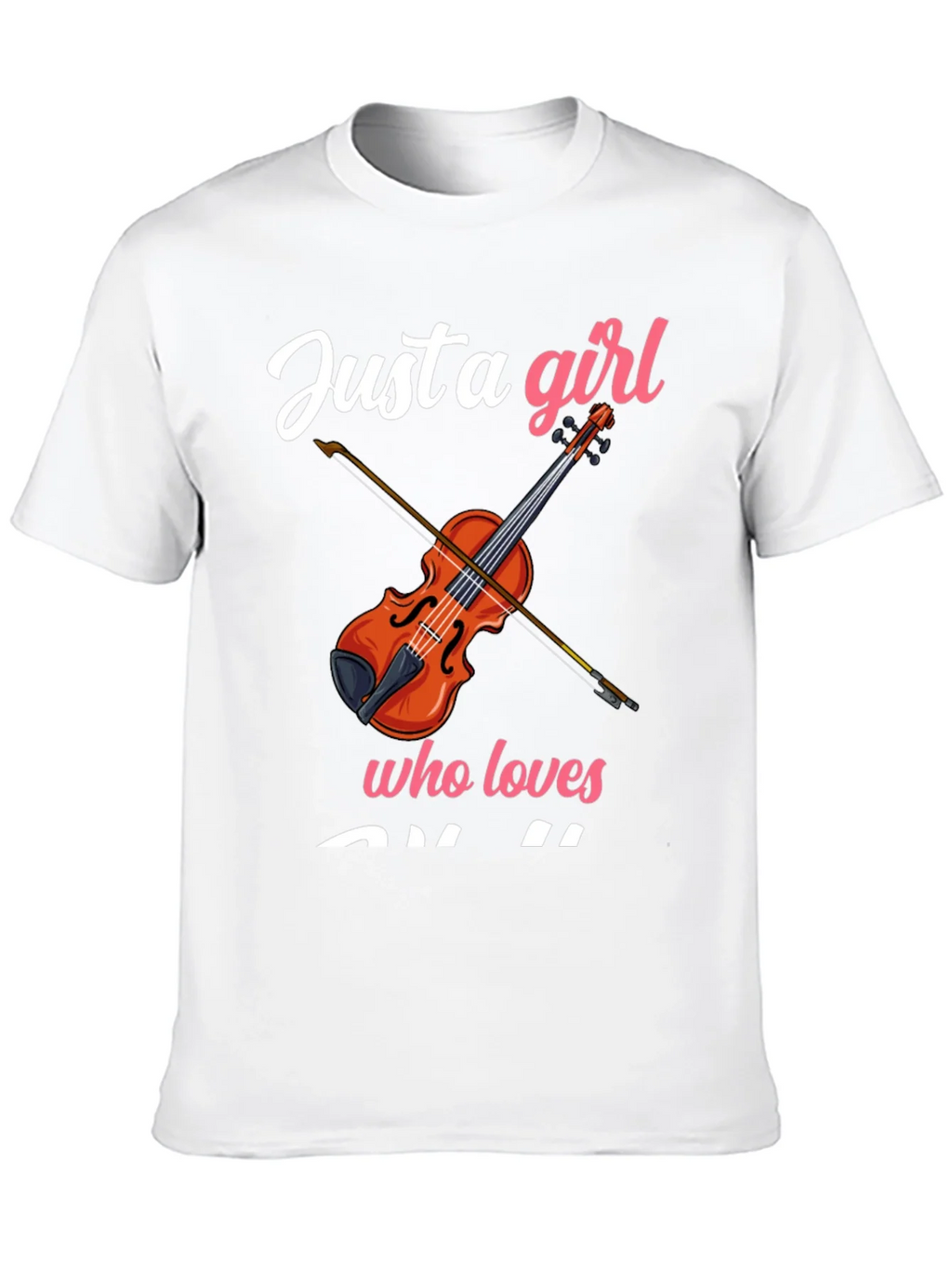 Just a Girl Who Loves Violin T-Shirt product image 12