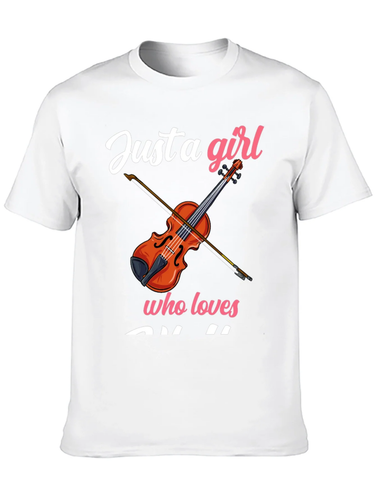 Just a Girl Who Loves Violin T-Shirt product image 12