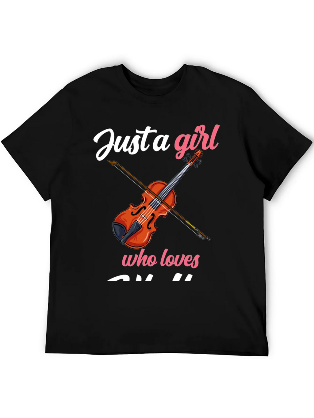 Just a Girl Who Loves Violin T-Shirt product image 8