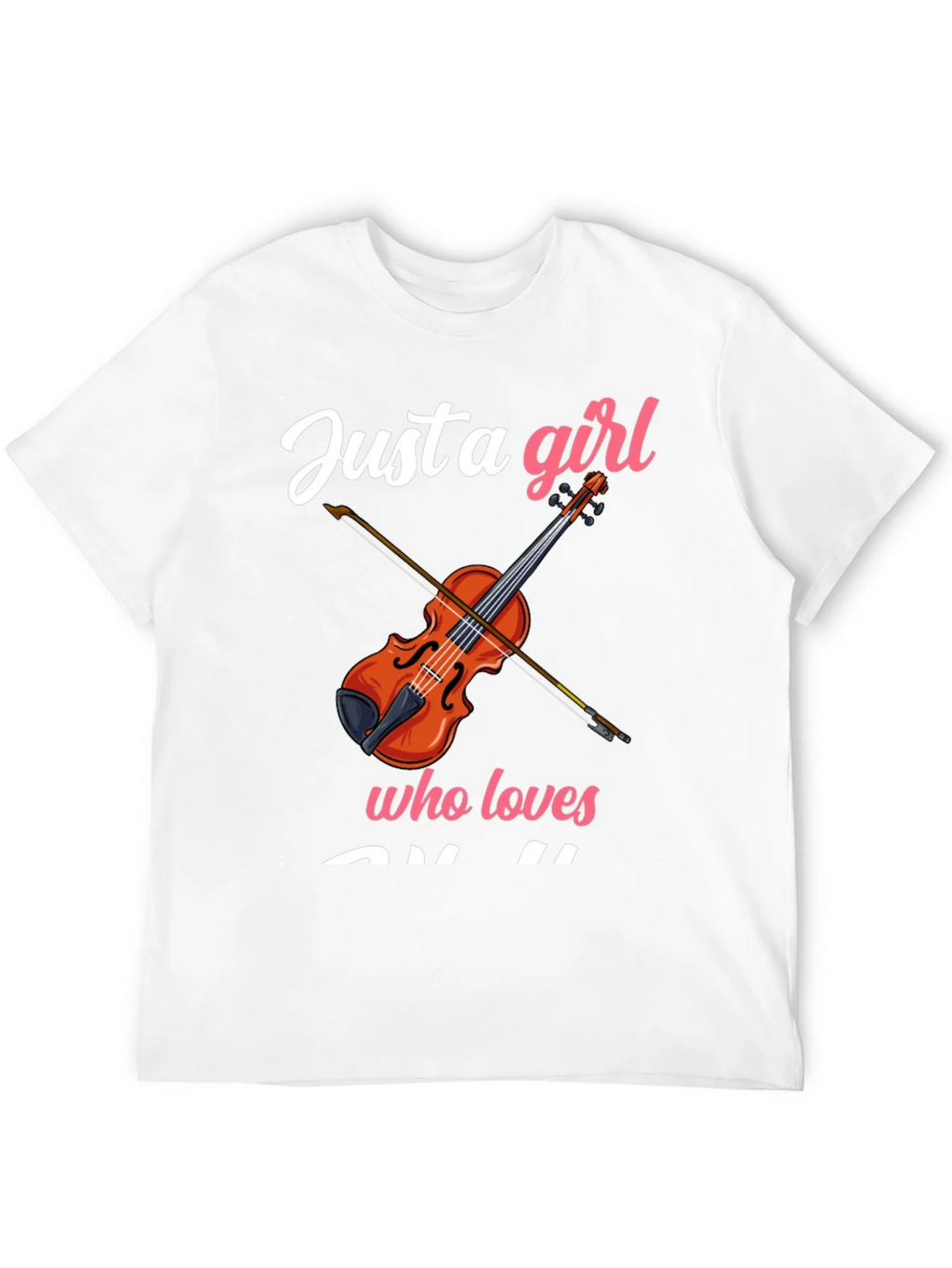 Just a Girl Who Loves Violin T-Shirt product image 3