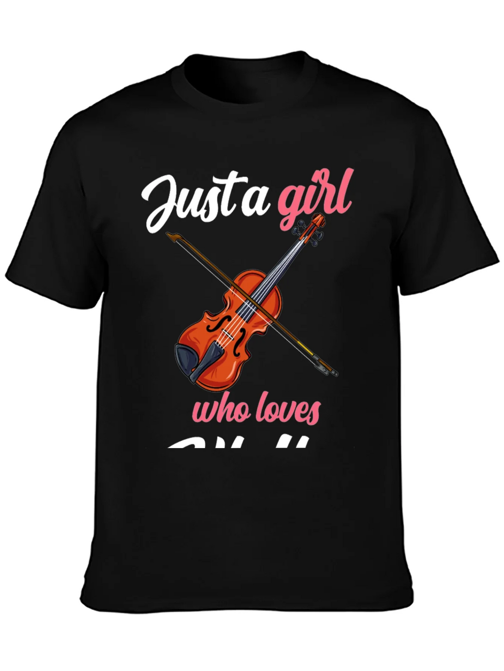 Just a Girl Who Loves Violin T-Shirt product image 6