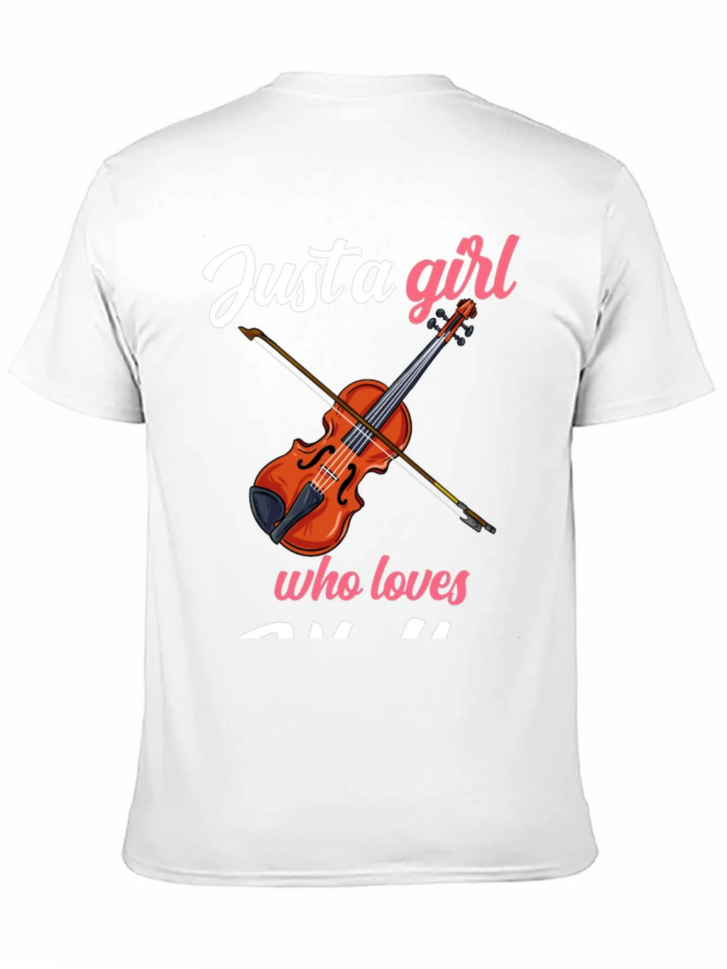 Just a Girl Who Loves Violin T-Shirt product image 2