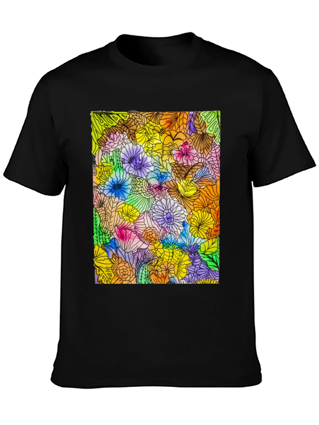 Floral Burst Graphic Tee - Vibrant & Unique product image 6