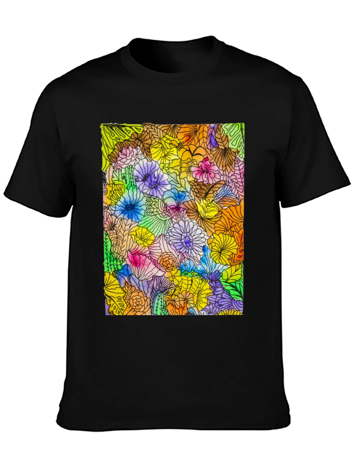 Floral Burst Graphic Tee - Vibrant & Unique product image 6