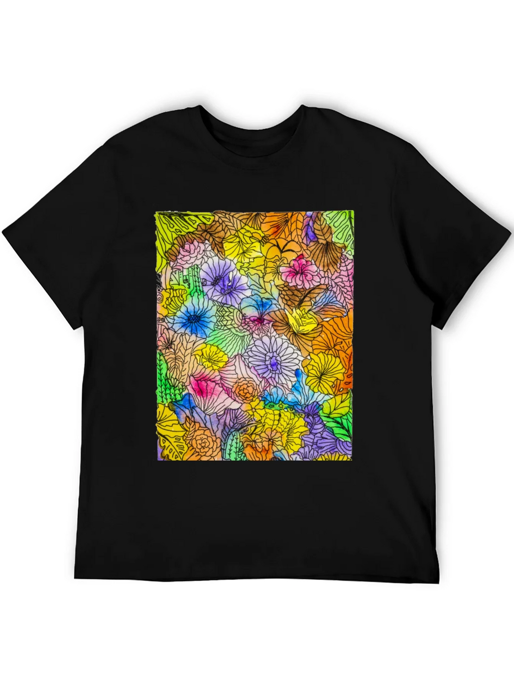Floral Burst Graphic Tee - Vibrant & Unique product image 8