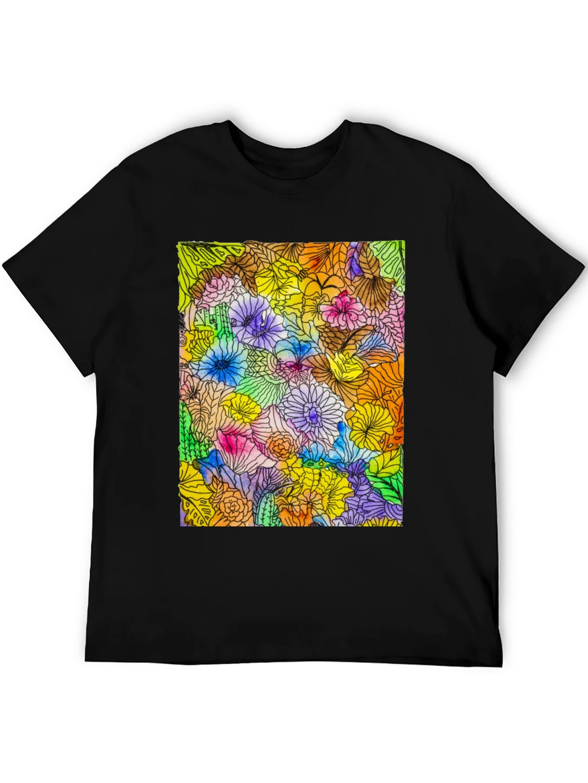 Floral Burst Graphic Tee - Vibrant & Unique product image 8