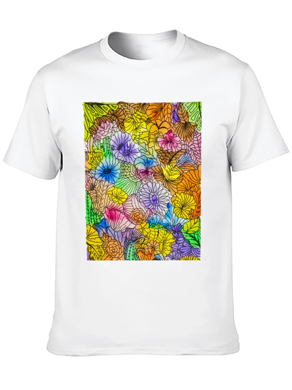 Floral Burst Graphic Tee - Vibrant & Unique product image 12