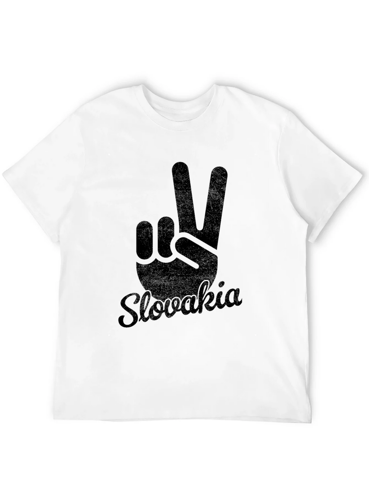 Slovakia Peace Sign Graphic Tee product image 3