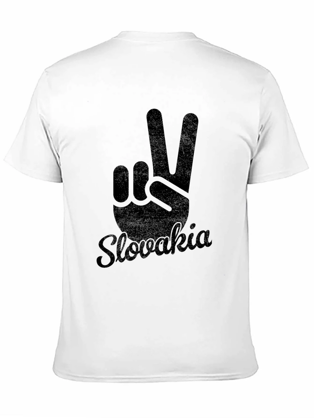 Slovakia Peace Sign Graphic Tee product image 2