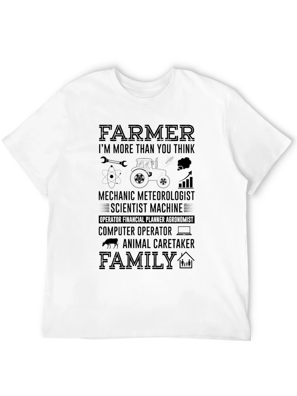 Farmer More Than You Think Graphic T-Shirt product image 3