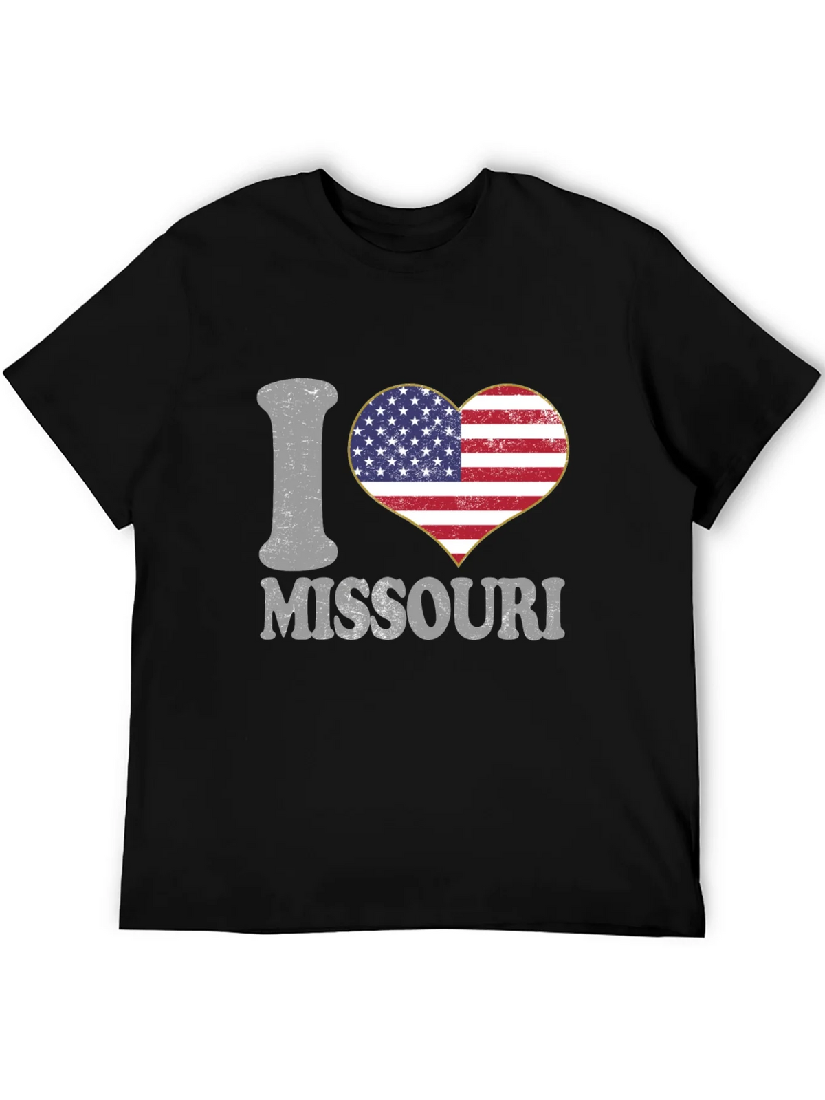 I Heart Missouri Patriotic Graphic T-Shirt product image 8