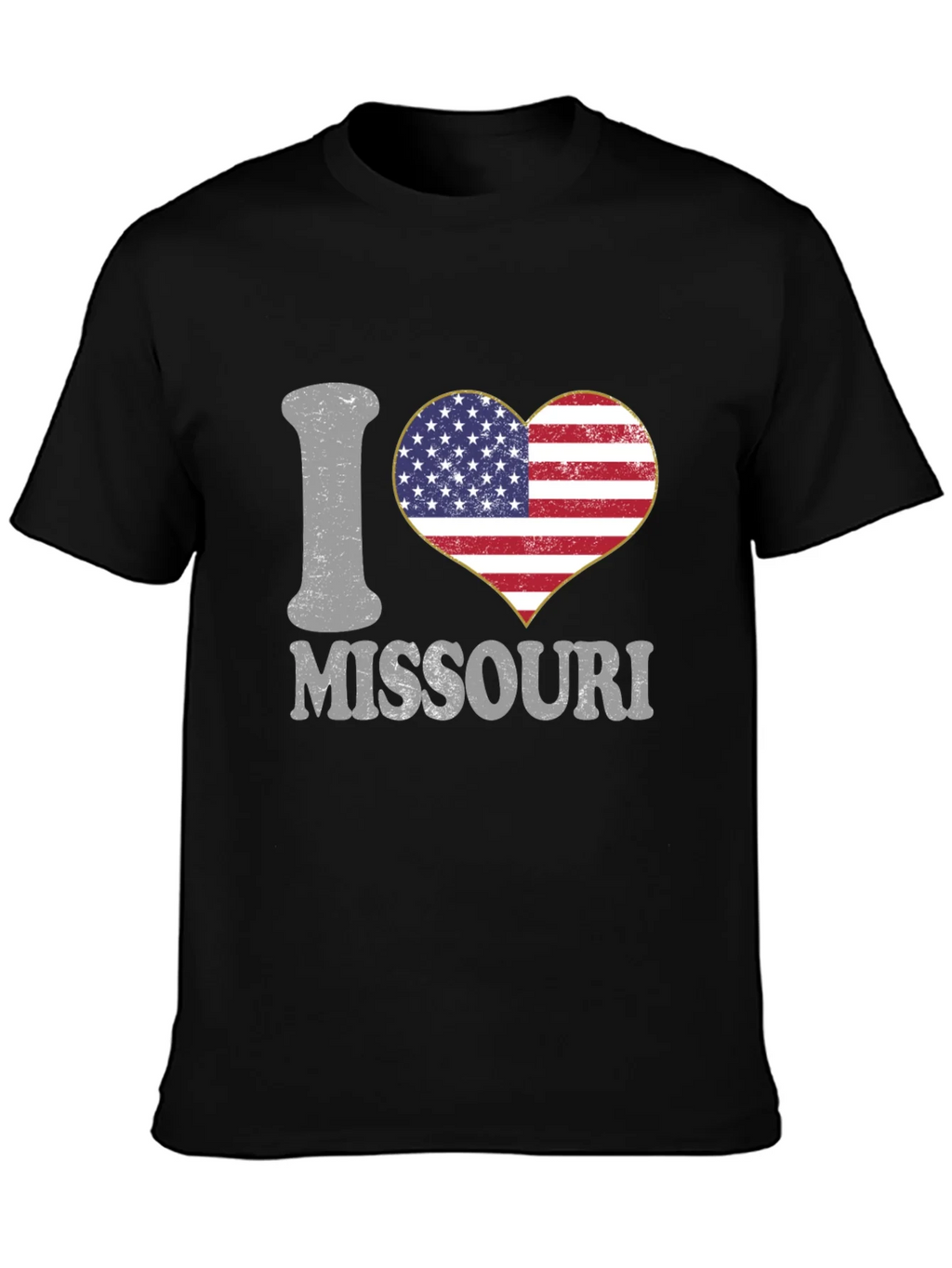 I Heart Missouri Patriotic Graphic T-Shirt product image 6
