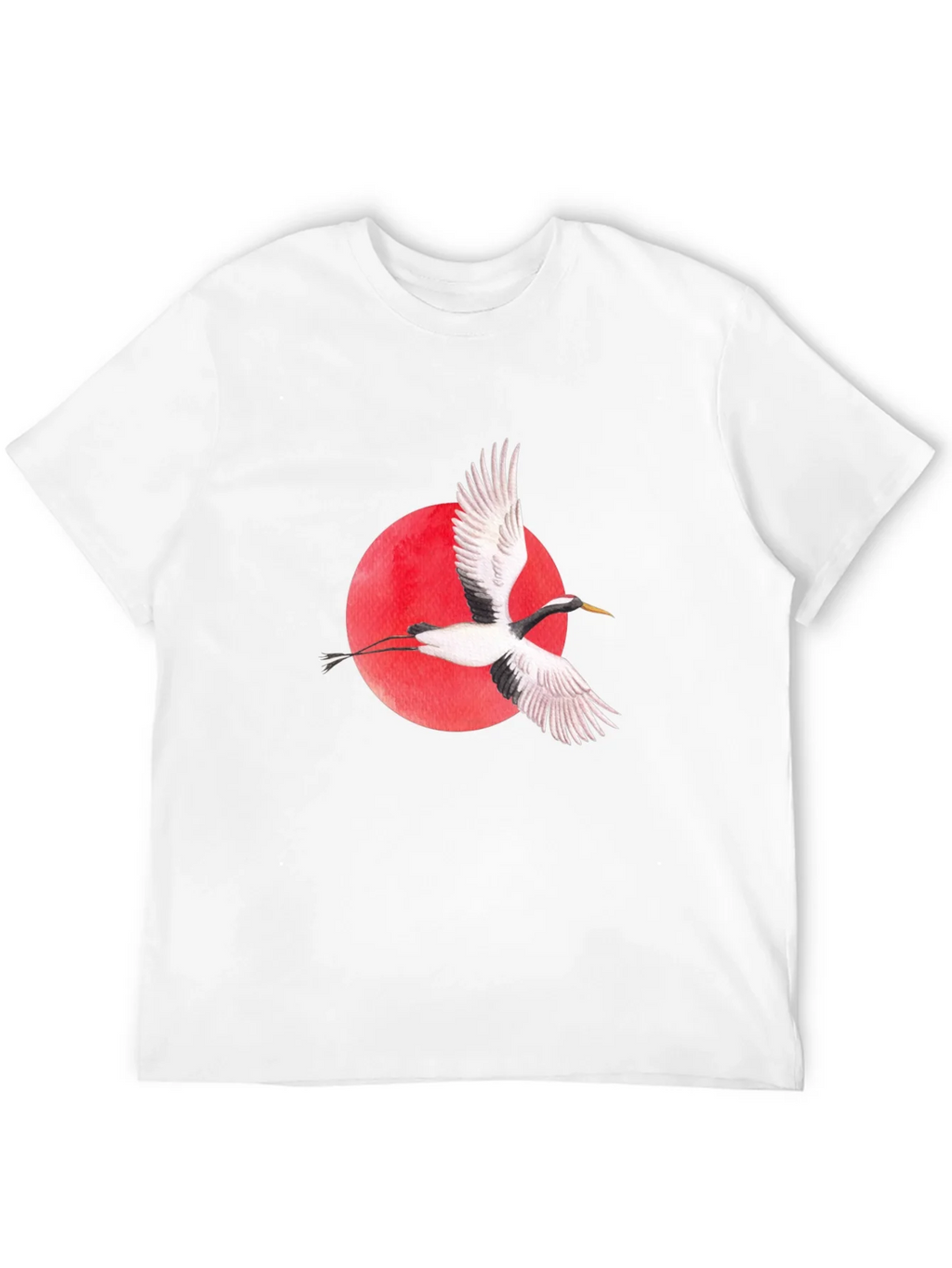 Crane Graphic Black T-Shirt product image 3