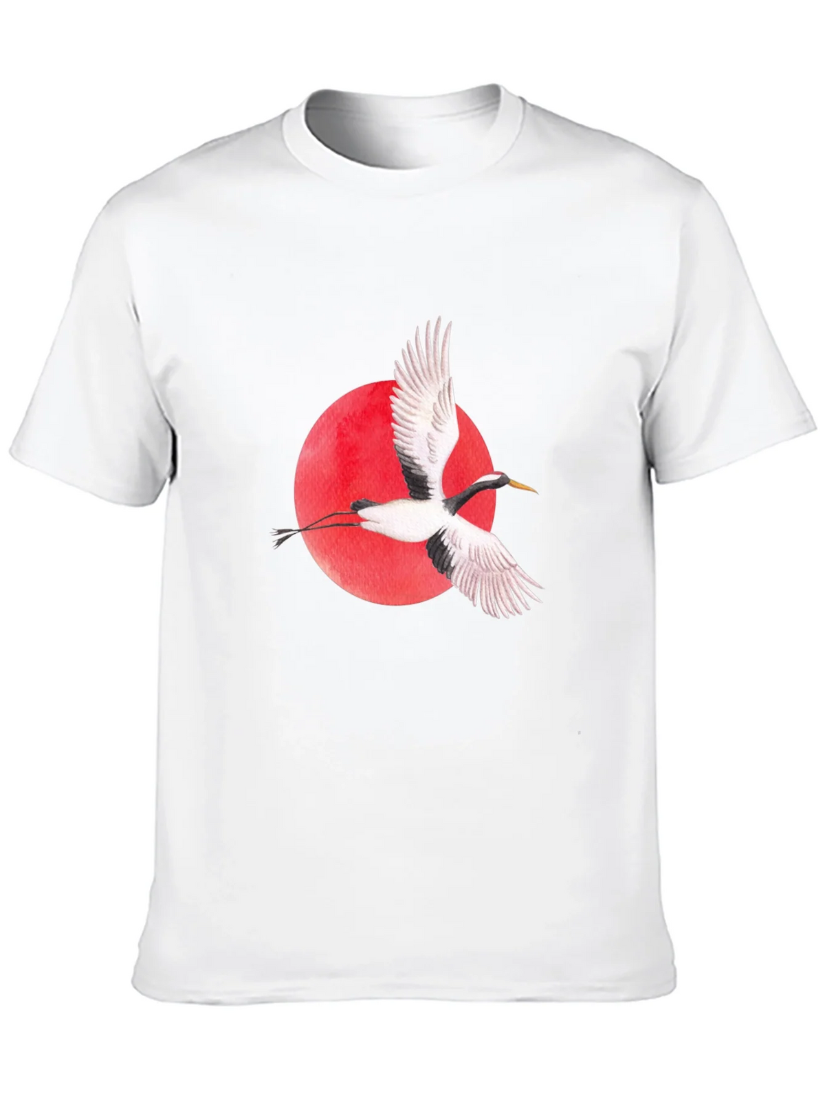 Crane Graphic Black T-Shirt product image 12
