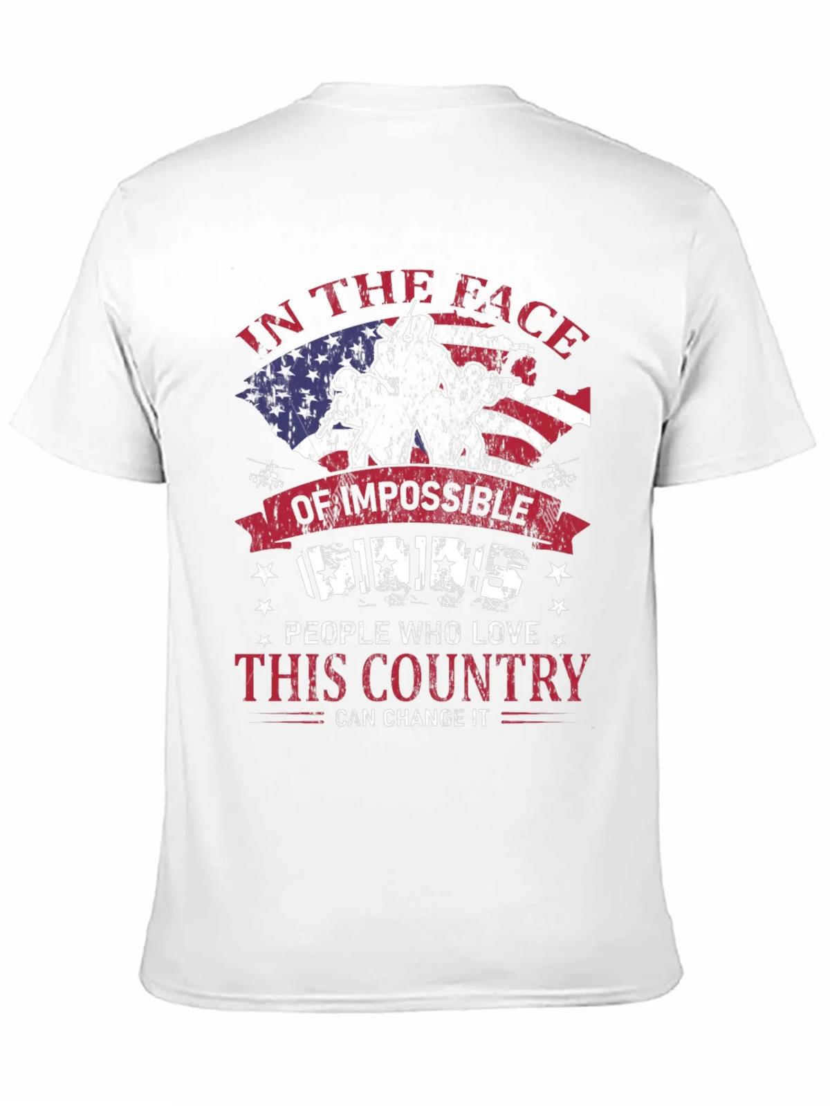 Patriotic T-Shirt: Impossible Odds American Pride product image 2