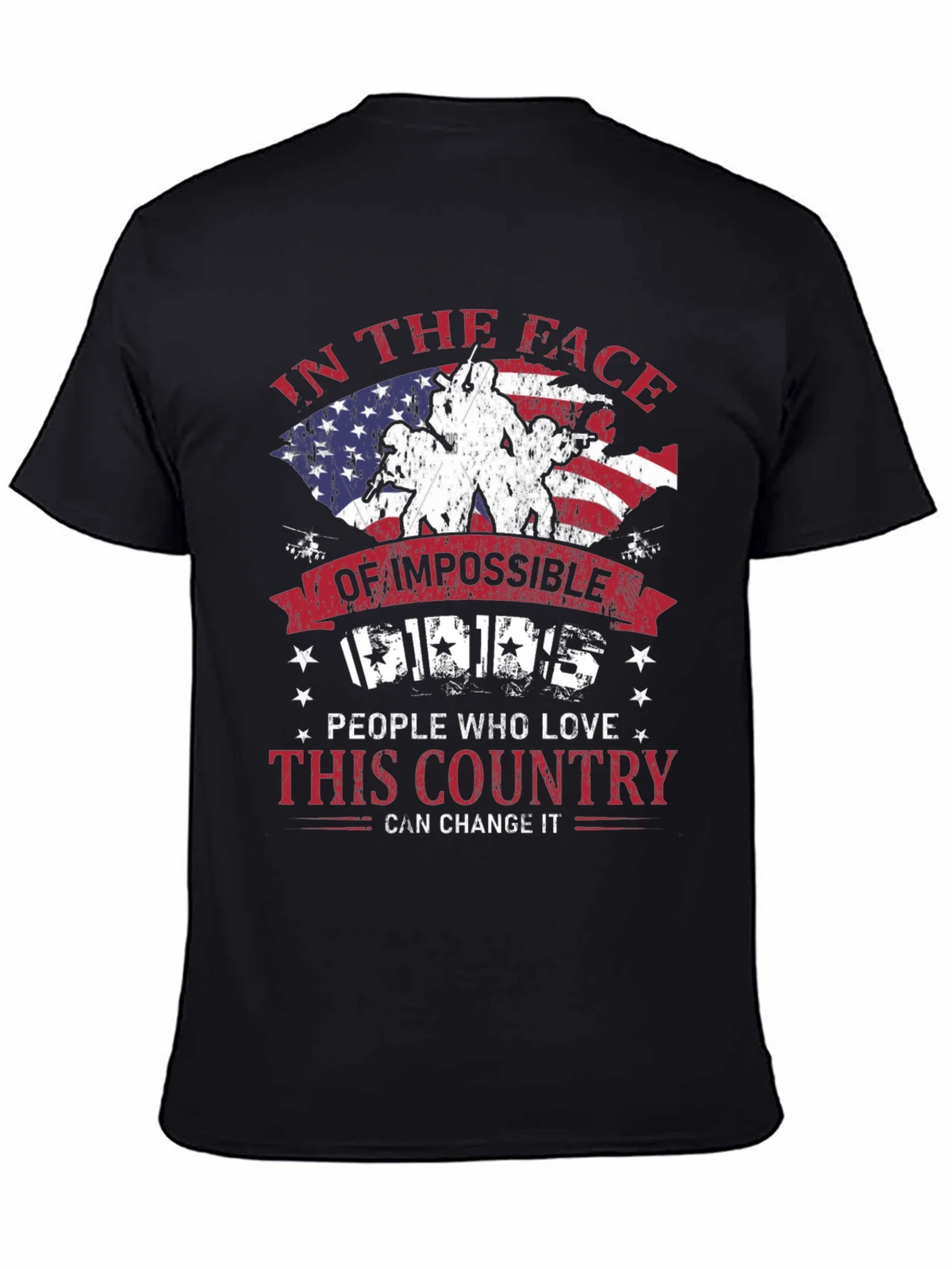 Patriotic T-Shirt: Impossible Odds American Pride product image 7