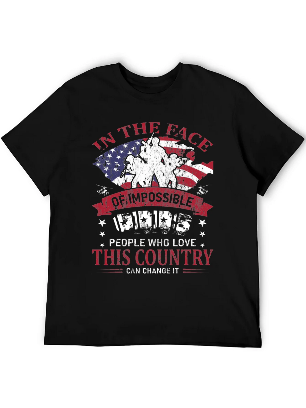 Patriotic T-Shirt: Impossible Odds American Pride product image 8