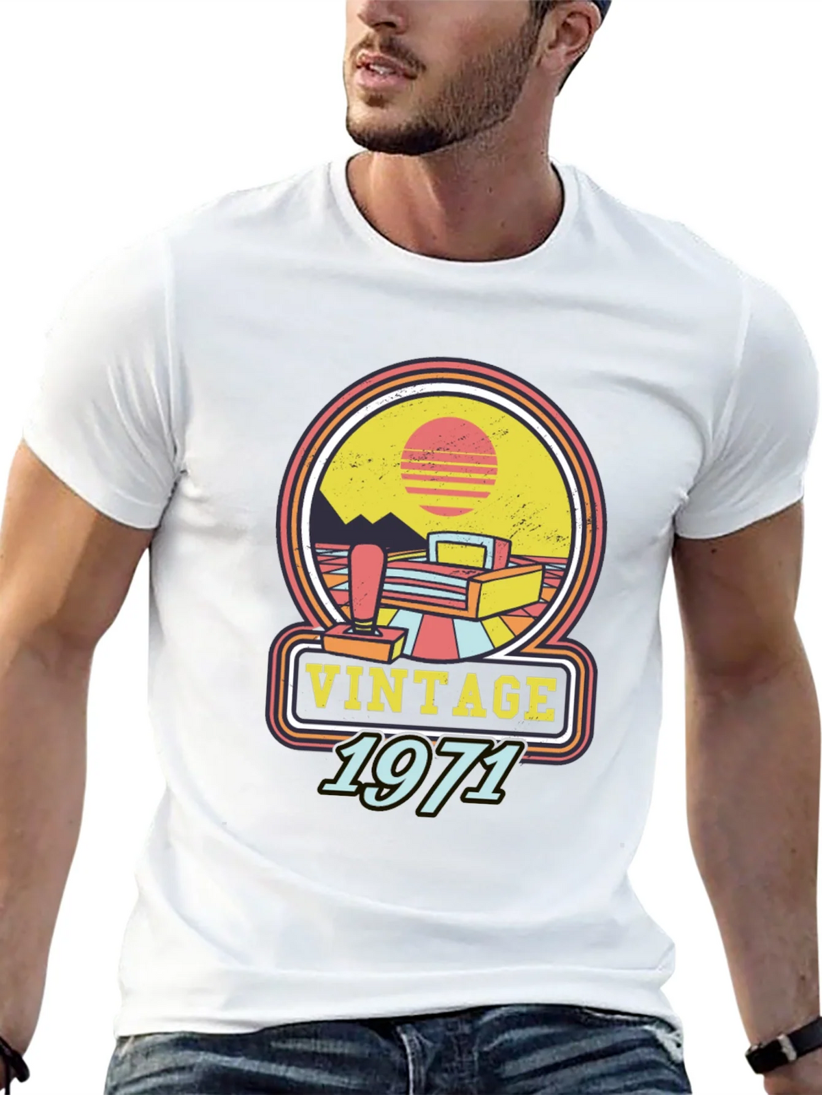 Vintage 1971 Gamer T-Shirt Retro Style product image 4