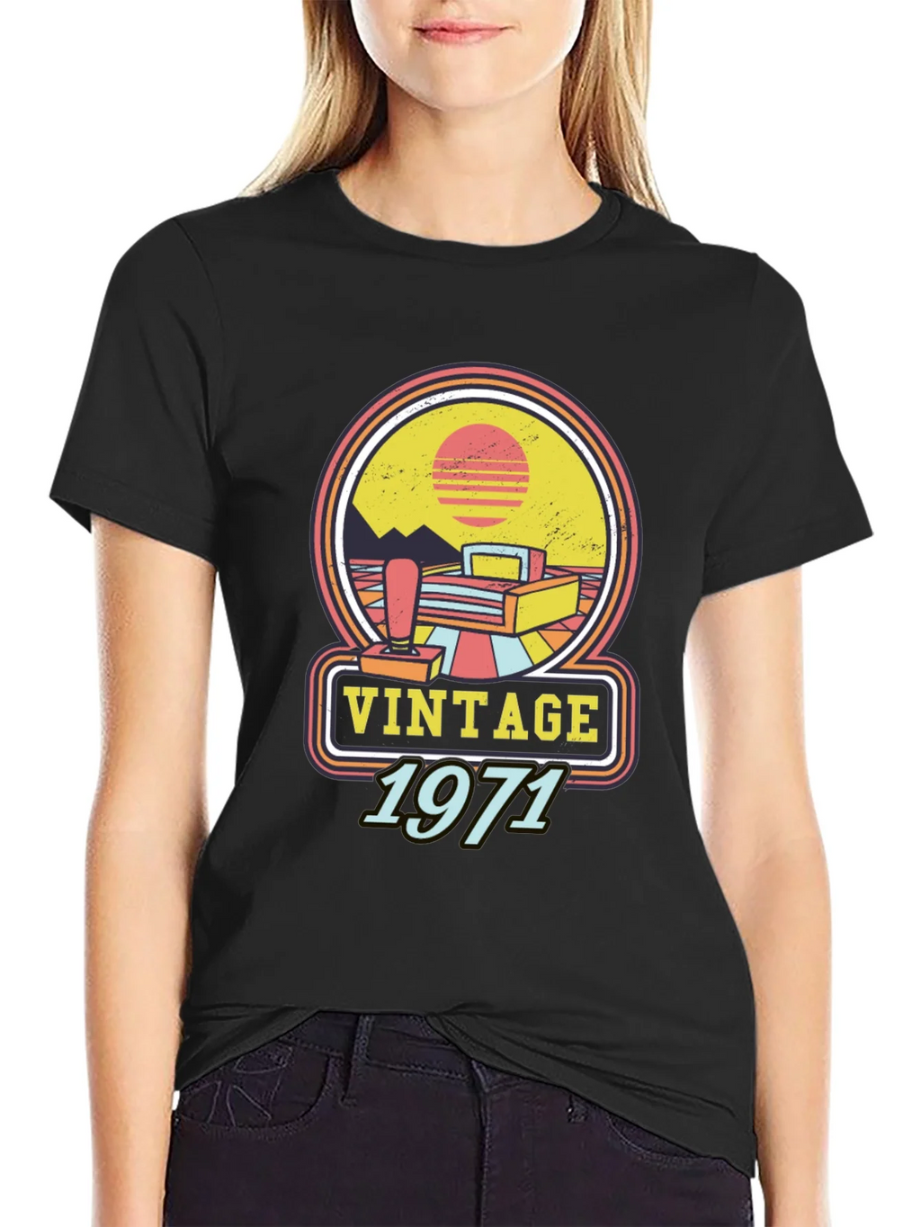 Vintage 1971 Gamer T-Shirt Retro Style product image 5