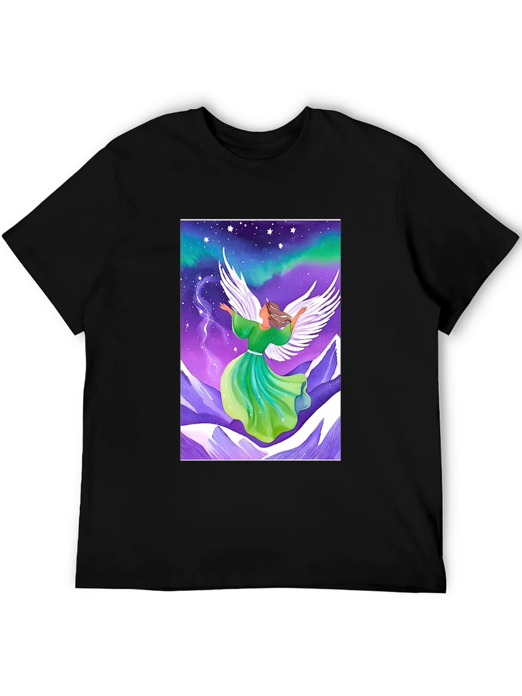 Angel Wings Graphic Tee - Celestial Design product image 8