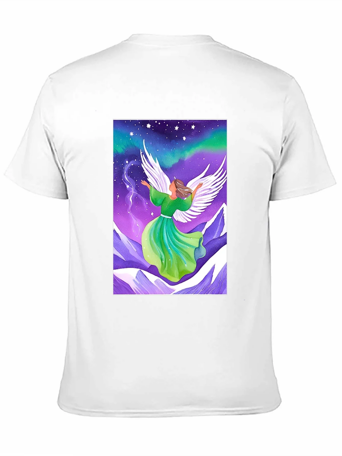 Angel Wings Graphic Tee - Celestial Design product image 2