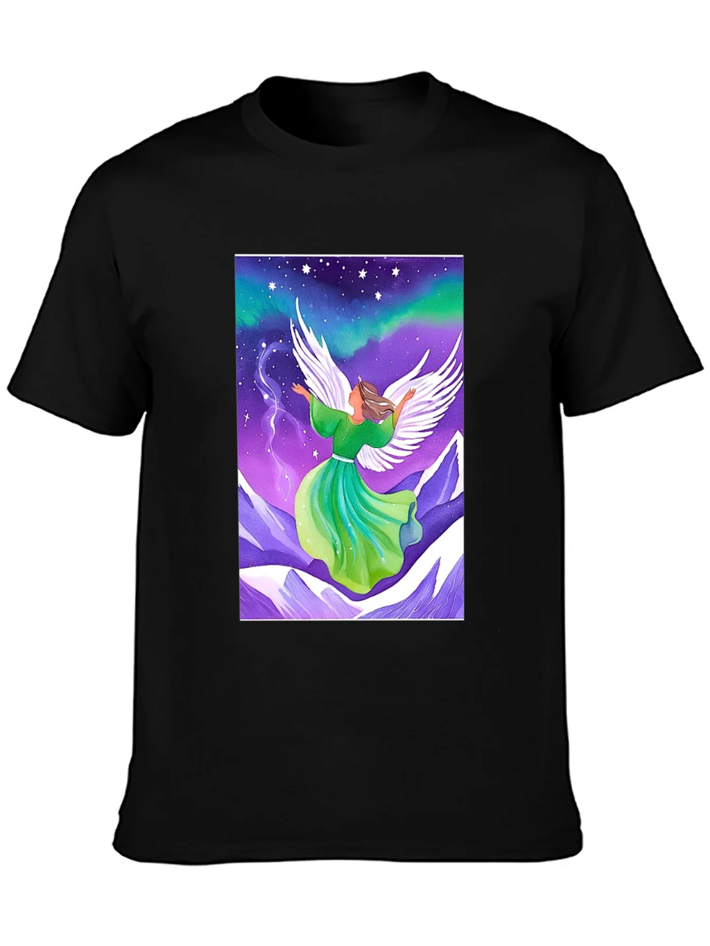 Angel Wings Graphic Tee - Celestial Design product image 6